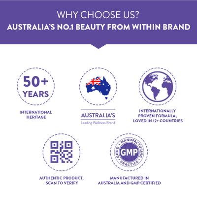 Swisse Beauty Collagen + Hyaluronic Acid Tablet 30's - Hair & Skin