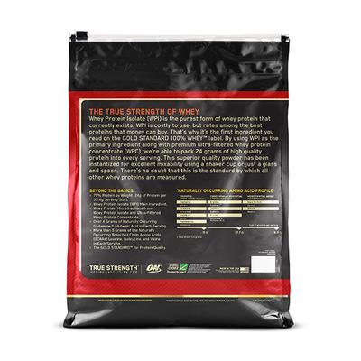 Optimum Nutrition (ON) 100% Whey Gold Standard Powder - Double Rich Chocolate 10 lb - Whey Proteins