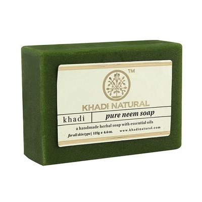 Khadi Natural Herbal Soap - Pure Neem 125 gm - Soaps