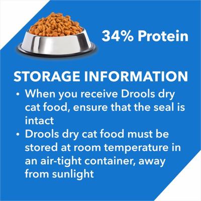 Drools Kitten(1-12 Months) Dry Cat Food, Ocean Fish with Free Container 1200 gm - Petfood