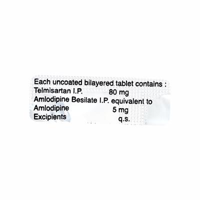 Telsar A 80mg Tablet 10'S - Hypertension-Ang