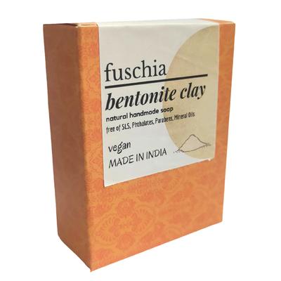 Fuschia Natural Handmade Soap - Bentonite Clay 100 gm - Soaps