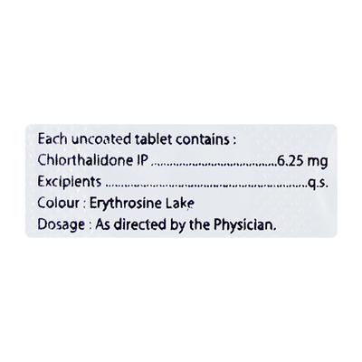 CHLORZEN 6.25 Tablet 10's - Hypertension-Diu