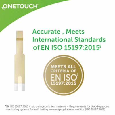 OneTouch Verio Test Strip 50's + OneTouch Delica Plus Lancet (Pack of 2 x 25's) - Blood Glucose Monitors/Strips