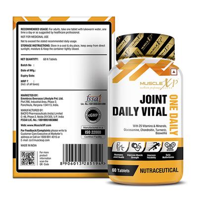MuscleXP Joint Daily Vital One Daily MultiVitamin Tablet 60's - Calcium And Minerals