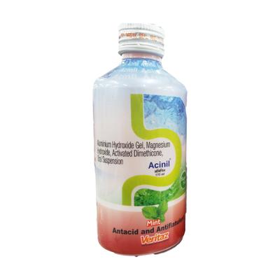 ACINIL SUGAR FREE MINT Oral Suspension 170ml (N) - Ulcer/Reflux/Flatulence-Aaa