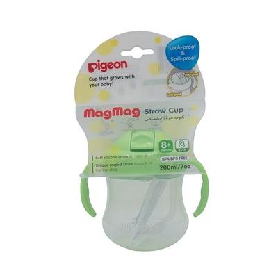 Pigeon Mag Mag Straw Cup - Green (PP Hanging Type) - Feeding & Nursing