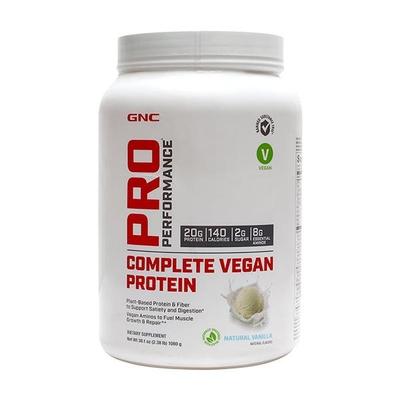 GNC Puredge Complete Vegan Protein Powder - Natural Vanilla 2.38 lb - Workout Essentials