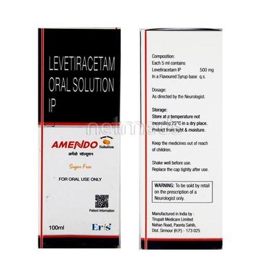 Amendo 500mg Suspension 100ml - Epilepsy/Convulsion-Ant