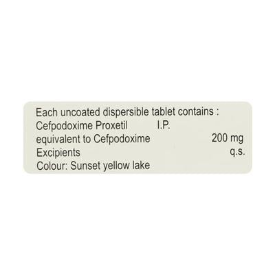 PICEF 200 Tablet 10's - Bacterial Infections-Cep