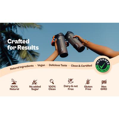 Origin Nutrition Vegan Protein Powder - Coffee Caramel Flavour 258 g - Whey Proteins