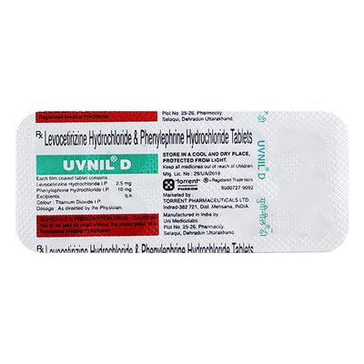 UVNIL D Tablet 10's - Allergies-Ant
