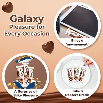 Galaxy Milk Chocolate Bar - Smooth Milk 30 gm - Nutritional Bars