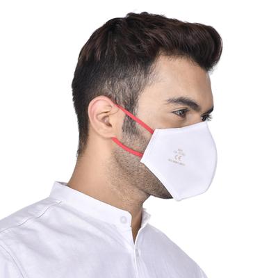 Smog Guard N95 Face Mask Without Valve (Adult Free Size) - White (Pack of 1) - Face Mask