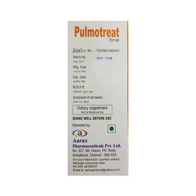 PULMOTREAT Syrup 100ml - Supplements-Sup