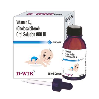 D WIK ORANGE FLAVOUR Oral Drops 15ml - Supplements-Vit