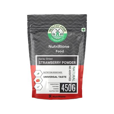 NutriRione Spray Dried Strawberry Powder 450 gm - Health Products