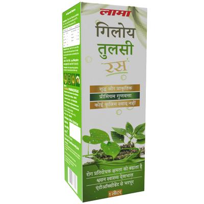 Lama Giloy Tulsi Juice 1000 ml - Ayurvedic Juices