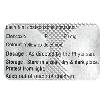 ETOSHIFT 90mg Tablet 10's - Pain relief-Nsa