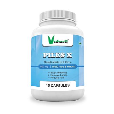 Vubasil Piles X 800 mg Capsule 15's - General Health