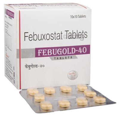 FEBUGOLD 40mg Tablet 10's - Gout