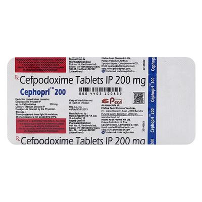 CEPHOPRL 200 Tablet 10's - Bacterial Infections-Cep
