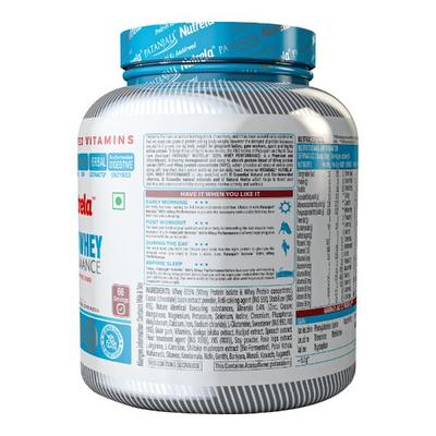 Patanjali Nutrela 100% Whey Performance Powder - Chocolate Irish Flavour & Coffee Mocha 2 kg - Whey Proteins