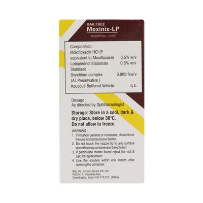 MOXINIX LP Eye Drops 5ml - Eye Infections-Eaa