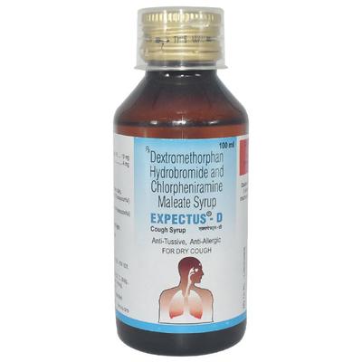 Expectus D Cough Syrup 100ml - Cough And Cold-Cou