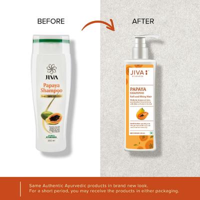 Jiva Ayurveda Hair Shampoo - Papaya 200 ml - Shampoos