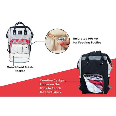 R for Rabbit Caramello Diaper Bag - Red Cream - Diapers & Wipes