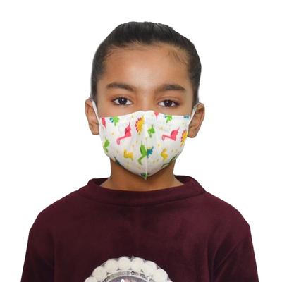 Advind Smog Guard N95 For 4-12 Years Kids Face Mask - White Printed Design 1's - Face Mask