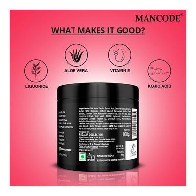 Mancode 3-In-1 Fairness Facial Cream 100 gm - Face Creams