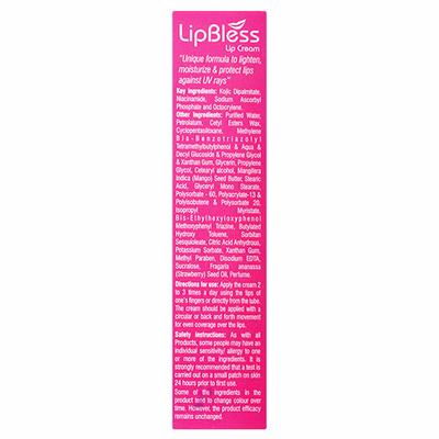 Lipbless Strawberry Lip Cream 10gm - Dry Skin-Oth