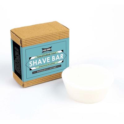 Goli Soda Natural Probiotic Unisex Shave Bar - Peppermint & Lavender 95 gm - Soaps