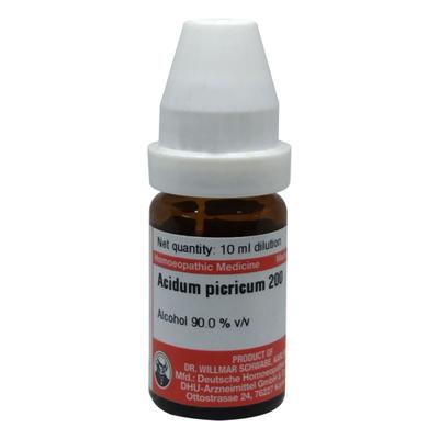 Dr. Willmar Schwabe Acidum Picricum 200 CH Drops 10 ml - Dilutions