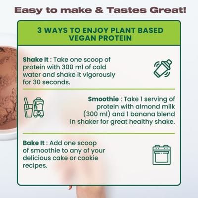 Goodlife Nutrition Plant Protein Super Food Powder - Swiss Chocolate 500 gm - Nutritional Bars