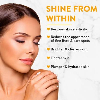 Plix Olena Wholefood Collagen Builder Powder - Orange (Pack of 2 x 200 gm) 1's - Hair & Skin