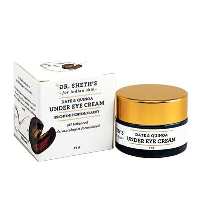 Dr. Sheth's Under Eye Cream - Date & Quinoa 14 gm - Under Eye Creams & Serums