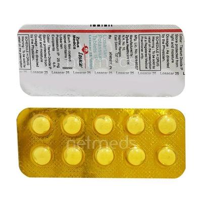 Losacar 25mg Tablet 10'S - Hypertension-Ang