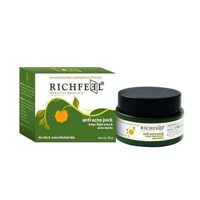 Richfeel Anti Acne Pack 50 gm - Face Packs