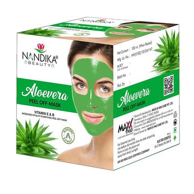 Nandika Beauty Peel Off Mask - Aloevera 100 gm - Masks & Peels