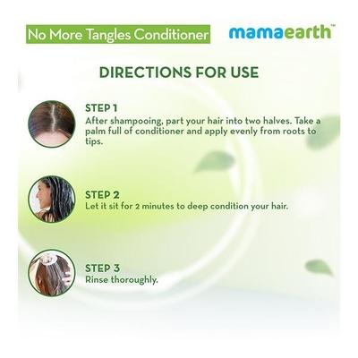 Mamaearth No More Tangles Hair Conditioner 200 ml - Conditioners