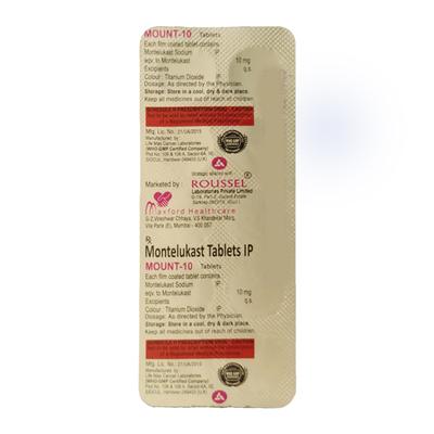 MOUNT 10 Tablet 10's - Allergies-Ant