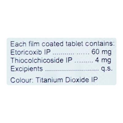 ETOZOX T Tablet 10's - Pain relief-Nsa