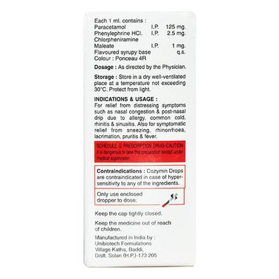 COZYMIN Drops 15ml - Cough And Cold-Cou