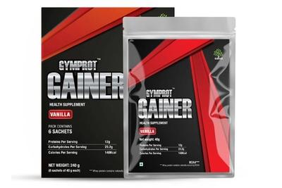 Gymprot Gainer Vanilla Powder 6 sachet 40gm - Weight Gain