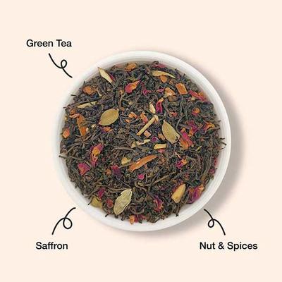 The Infused Kettle Green Tea Leaves - Kahwa 50 gm - Teas