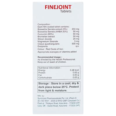 FINEJOINT Tablet 30's - Supplements-Sup