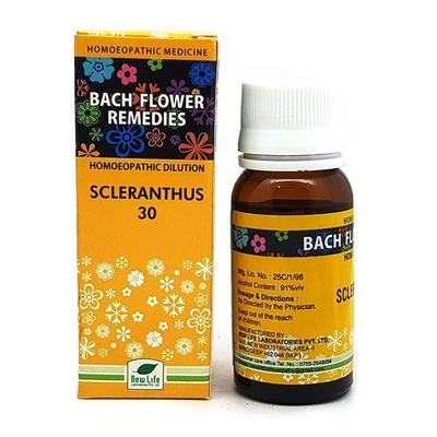 New Life Bach Flower Scleranthus 30 Liquid 30 ml - Dilutions